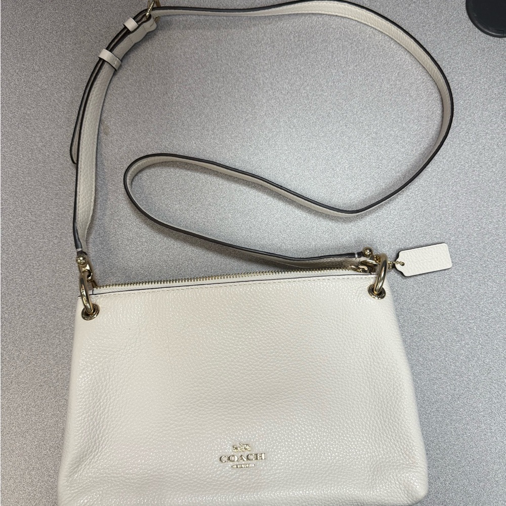 Coach Ivory Leather Crossbody Bag